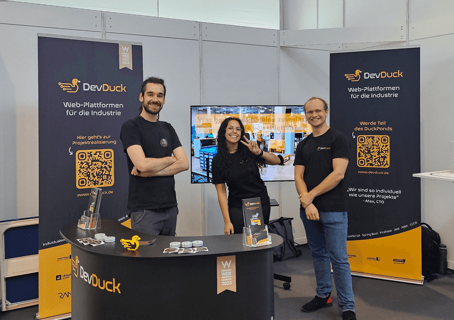 Titelbild - DevDuck auf der Motek 2023 Titelbild - DevDuck auf der Motek 2023