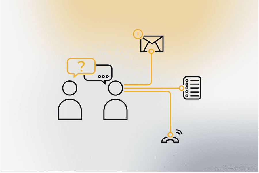 Kundenservice Illustration
