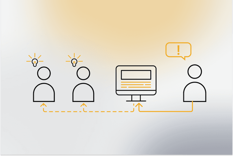Darstellung einer Wissensmanagement-Plattform