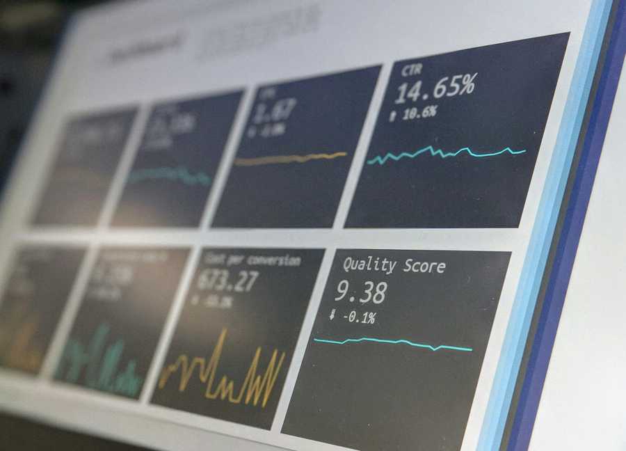 Illustration - Datenbasiertes Dashboard Illustration - Datenbasiertes Dashboard