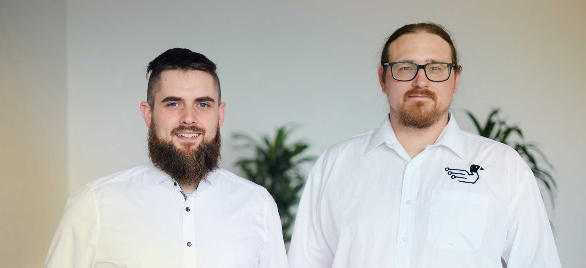 Die Gründer und Geschäftsführer Pascal und Max
