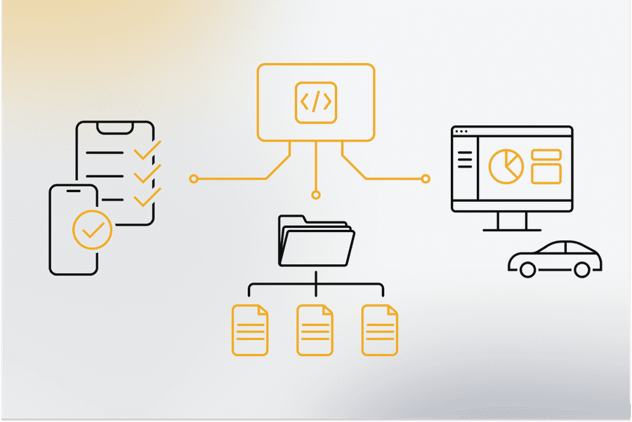 Illustration - Individualsoftware in der Industrie