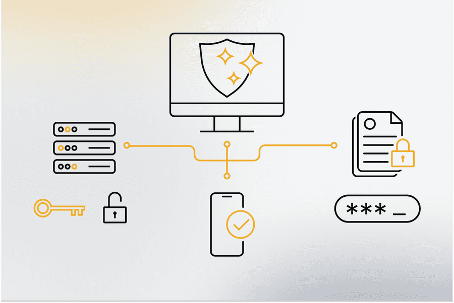 Illustration - Cyber Security Illustration - Cyber Security und Datenschutz