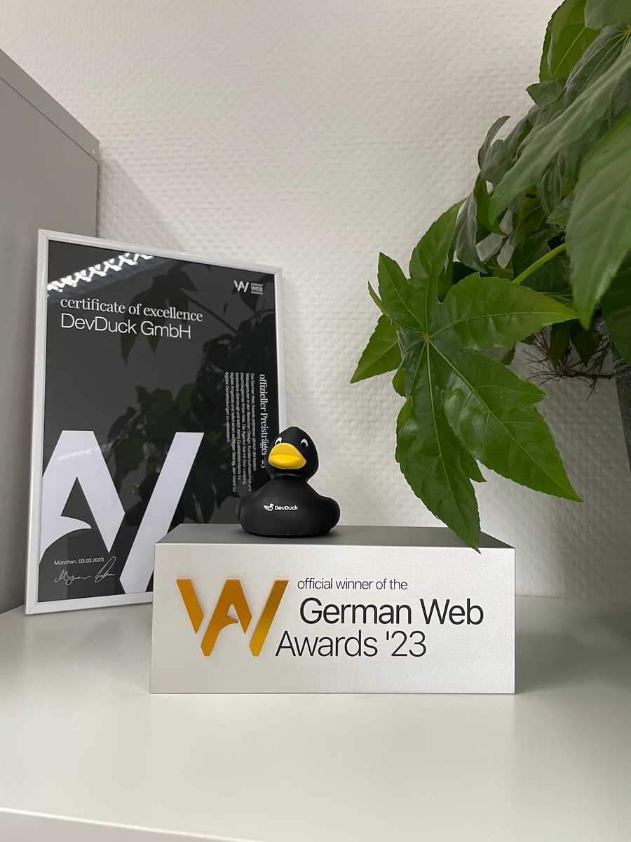 "Der German Web Award 2023